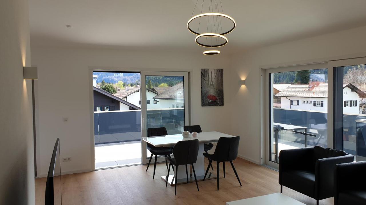 Appartamento Panorama Penthouse Füssen Esterno foto