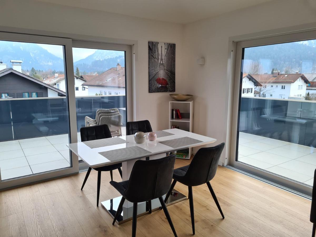Appartamento Panorama Penthouse Füssen Esterno foto